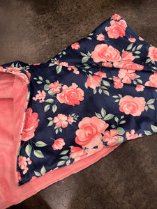 Flower Minky Blanket